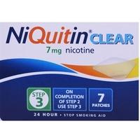 Niquitin CQ Clear 7mg Step 3 - 1 Week Kit