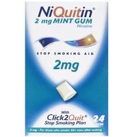 niquitin 2mg mint gum 24 pieces