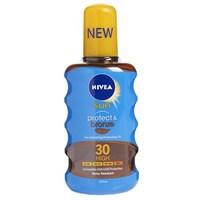 Nivea Sun Protect &amp; Bronze Tan Activating Protecting Oil SPF30 High 200ml