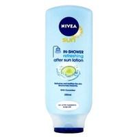 nivea sun in shower refreshing after sun lotion with cucumber 250ml