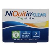 Niquitin Clear Patches 7mg - Step 3 7 patches