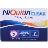 NiQuitin CQ Clear 14mg Step 2 - 1 Week Kit