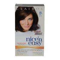 nicen easy color blend 120 natural dark brown 1 application hair color