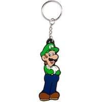 Nintendo Super Mario Bros Rubber Luigi Keychain