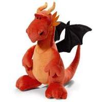 NICI Red and Black Dragon Soft Toy sitting 45cm