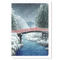 Nikko In Snow Greeting Card
