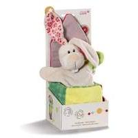 nici my first nici hand puppet rabbit tilli in box plush toy