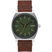 nixon time teller watch surplusbrown