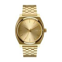 nixon time teller watch all goldgold