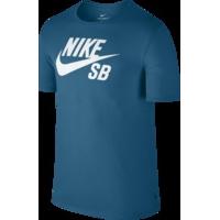 nike sb logo t shirt industrial bluewhite