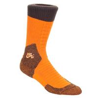 Nike SB Elite Crew Socks - Clay Orange/Baroque Brown