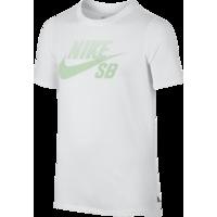 Nike SB Kids Logo Gradient T-Shirt - White/Fresh Mint