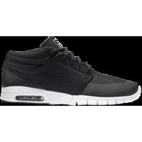 nike sb stefan janoski max mid skate shoes blackblackmetallic silver