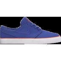 Nike SB Zoom Stefan Janoski Canvas Skate Shoes - Deep Night/Max Orange