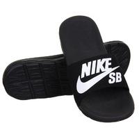 Nike SB Benassi Solarsoft Flip-Flops - Black/White
