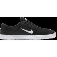 Nike SB Portmore Ultralight Skate Shoes - Black/White