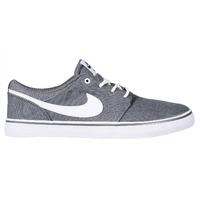 Nike SB Portmore II Solar Skate Shoes - Dark Grey/White