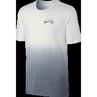 Nike SB Dri Blend Dip Dye T-Shirt - White/Cool Grey