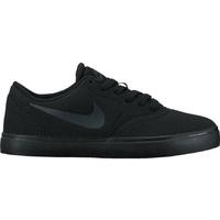 Nike SB Check Canvas (GS) Kids Skate Shoes - Black/Antracite