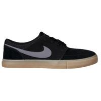 Nike SB Portmore II Solar Skate Shoes - Black/Dark Grey/Gum