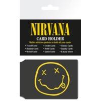 nirvana smiley card holder