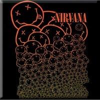 nirvana cascading smileys steel metal fridge magnet album band logo ic ...