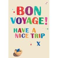 Nice Trip X | Bon voyage Card | Scribbler Cards