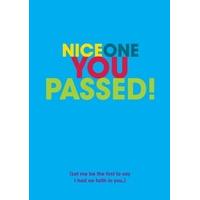 Nice One | Funny Congratulations Card