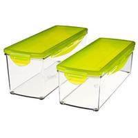 nicer dicer plus storage containers with lid set of 2