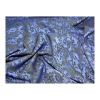 nicole vintage style lace effect stretch jacquard dress fabric royal b ...