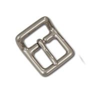 Nickel Plated Linden Strap Belt Buckle