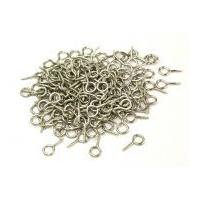 nickel curtain wire eyes 10mm silver