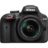 Nikon D3400 Kit with AF-P DX 18-55mm f/3.5-5.6G VR Lens Digital SLR Camera - Black