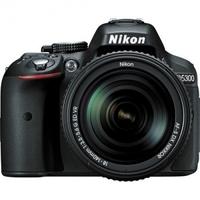 Nikon D5300 Kit AF-S 18-105mm VR Lens Digital SLR Camera - Black