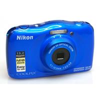 nikon coolpix w100 digital camera blue