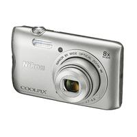 Nikon Coolpix A300 Digital Camera - Sliver
