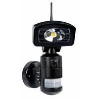 Night Watcher Robotic PIR LED Security Light & Camera - Black