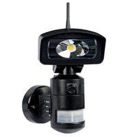 Night Watcher Robotic PIR LED Security Light & Recorder - Black