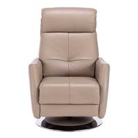 Nieve Leather Swivelling Recliner Chair