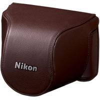 Nikon Body Case Set CB-N2000SC Brown for Nikon 1 J1 with 10-30mm lens