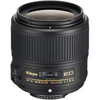 nikon 35mm f18 g ed af s nikkor lens