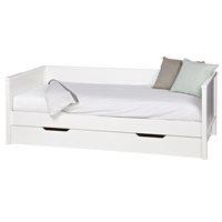 NIKKI DAY BED in White with Optional Trundle Drawer