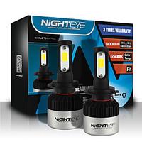 NIGHTEYE 72W 12V H7 COB LED Car Headlight Kit Car Headlighting Auto Replacing Xenon Bulbs H7 Head Lamps LED Chips Auto Led Headlight