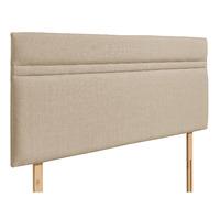 Nile Upholstered Headboard Beige Small Double