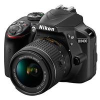 Nikon D3400 Digital SLR Camera with 18-55mm AF-P DX Non VR Lens