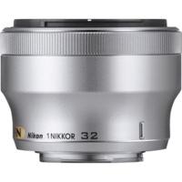 nikon 1 nikkor 32mm f12 silver