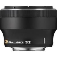 nikon 1 nikkor 32mm f12 black