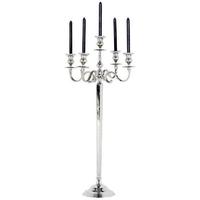 Nickel Candle Holder Amarillo H 120 cm