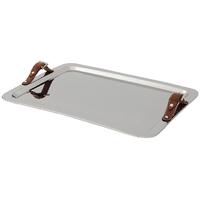 Nickel Large Tray Equestrian