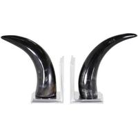 Nickel Bookend Horn (Set of 2)